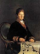 Francisco de goya y Lucientes Portrait of Juan Antonio Cuervo oil on canvas